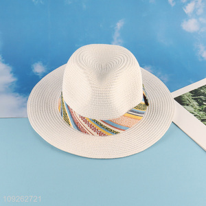 New Arrival Straw Hat Summer Wide Brim Sun Hat for Men Women