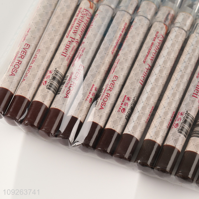 High Quality 3 Assorted Colors Long Lasting Waterproof Eyeliner & Eyebrow Pencils