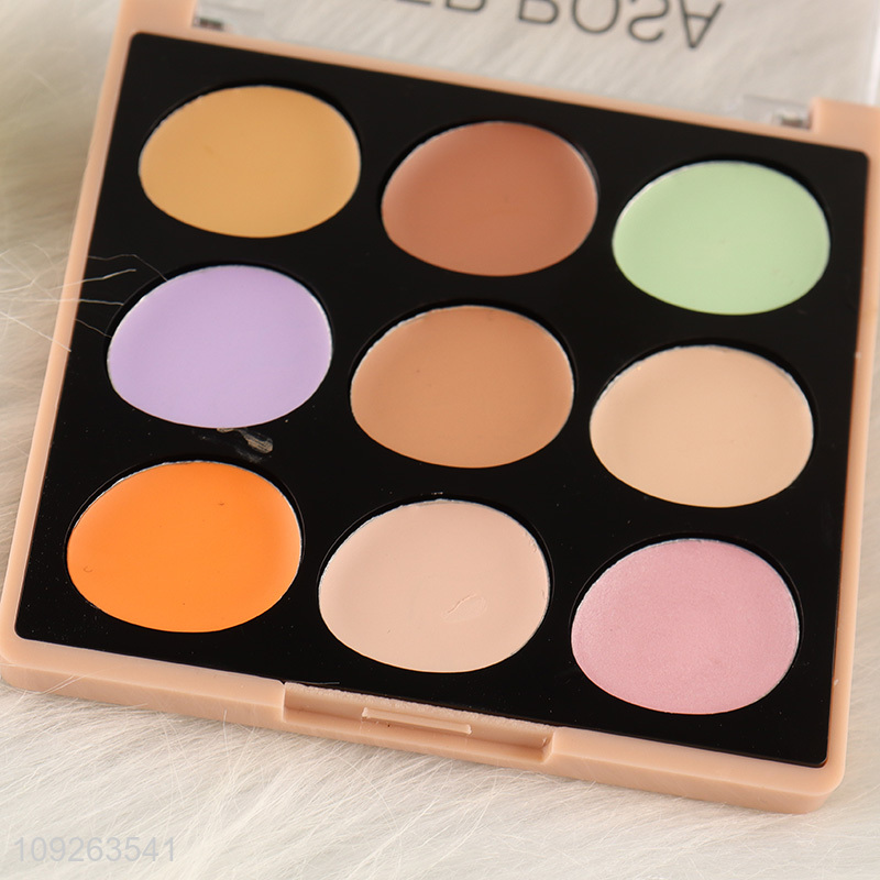 Good Quality 9 Colors Concealer Palette Long-Lasting Waterproof Sweat Proof Concealer