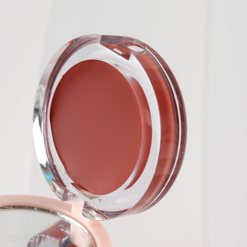 China Imports Single Color Cream Blush Long Lasting Makeup Blush for Cheeks