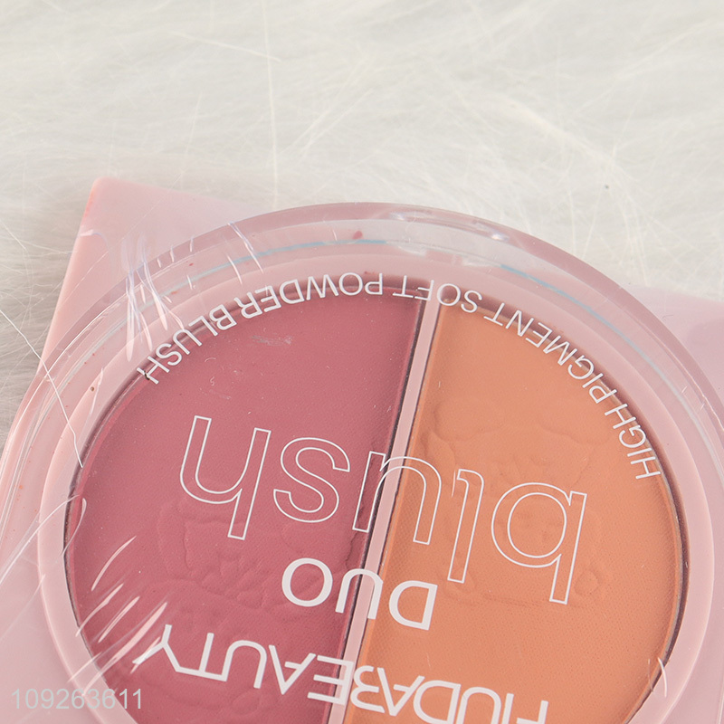 New Arrival 2 Colors Blush Palette High Pigmented Ultra-Soft Blush Palette