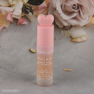 Good Quality 50ML Liquid Foundation Full Coverage Long Lasting Waterproof Liquid Foundation
