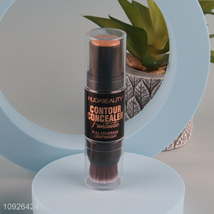 New Arrival Full Coverage Lightweight Makeup Concealer Contour Stick with Brush