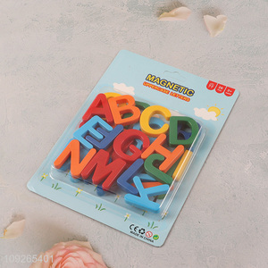 Good selling 26pcs colourful magnetic uppercase letter kids teaching toys set