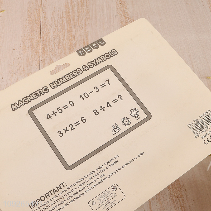 New arrival colourful magnetic number symbol teaching toy for children