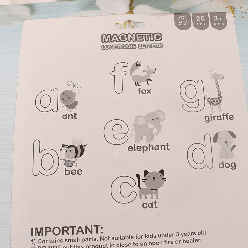 China factory 26pcs magnetic letter match teaching toys for children