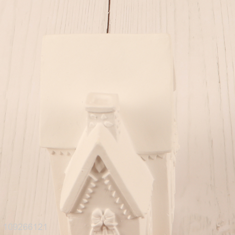 Good sale christmas house diy plaster paint set painting toys with painting brush