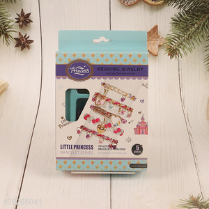 Good quality little princess kids girls diy beading jewelry toys for sale