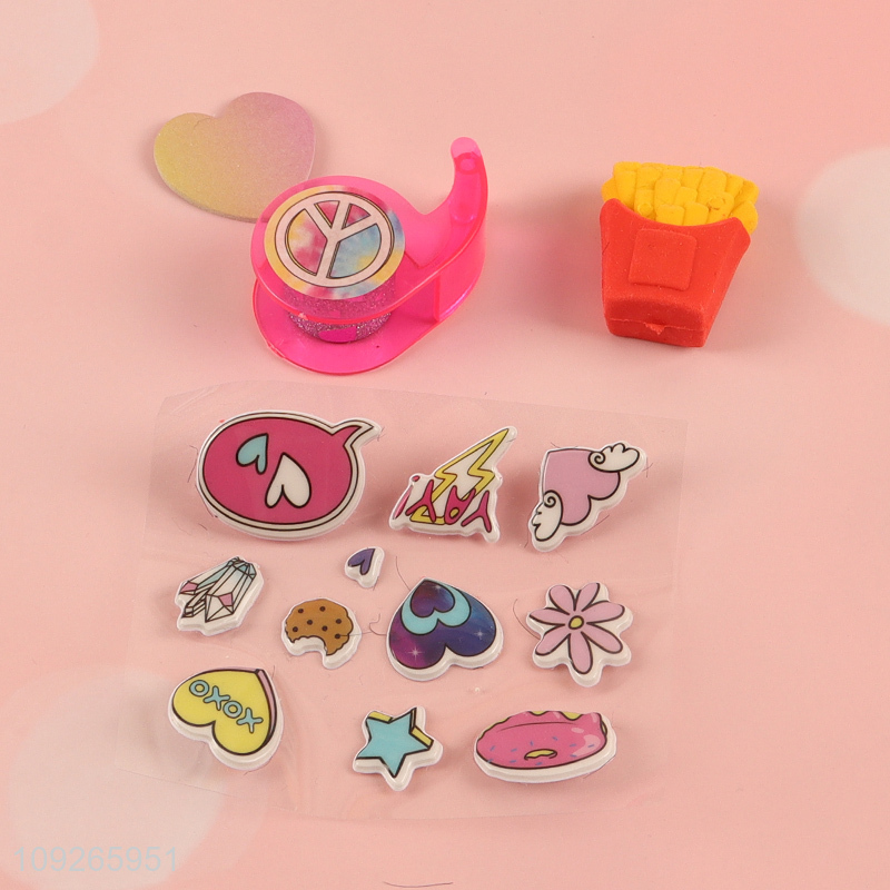 China factory children girls diy backpack toys backpack decoration toys for sale