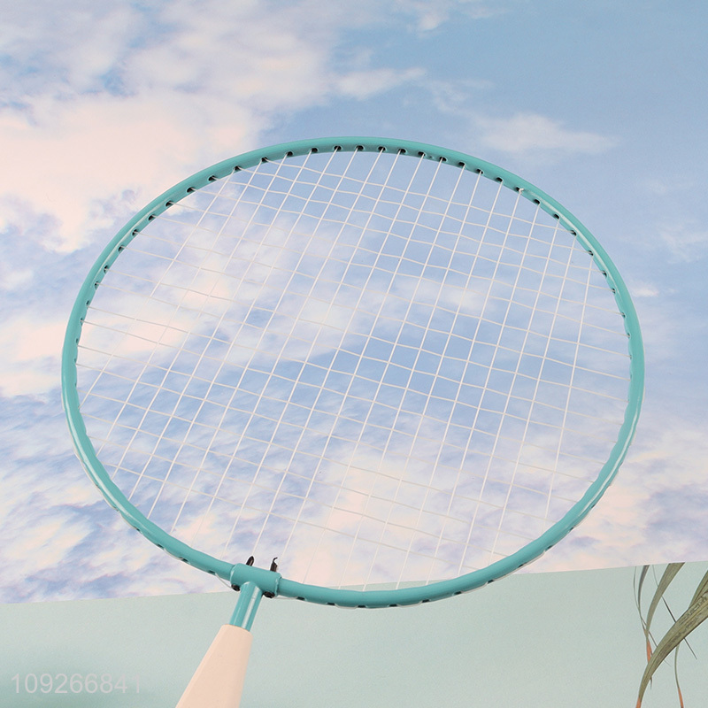 Best selling indoor outdoor sports professional badminton racket set wholesale