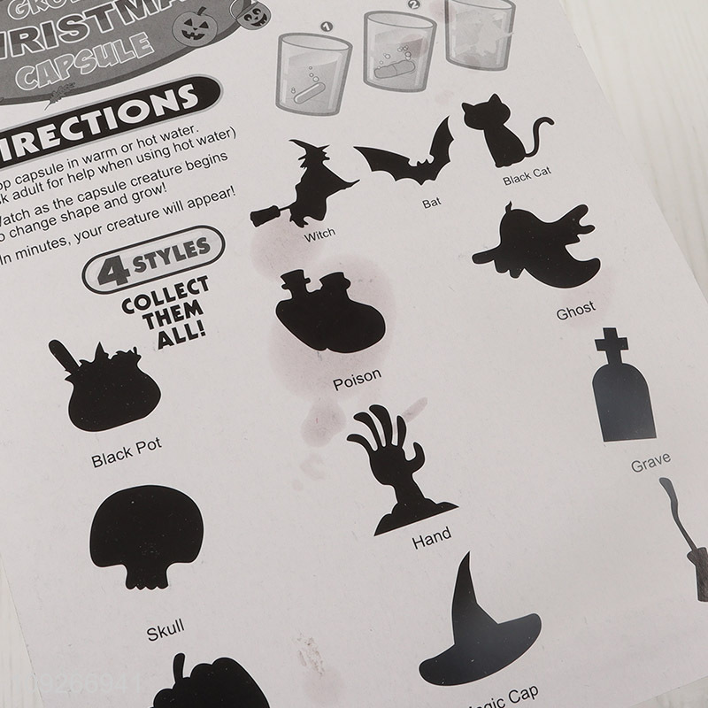 Factory supply christmas series soft foam animal growing toys for sale