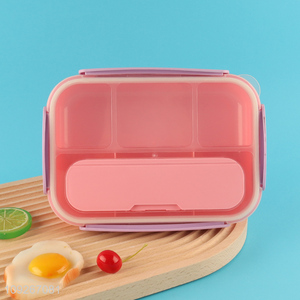 Yiwu market portable plastic school office lunch box set for sale