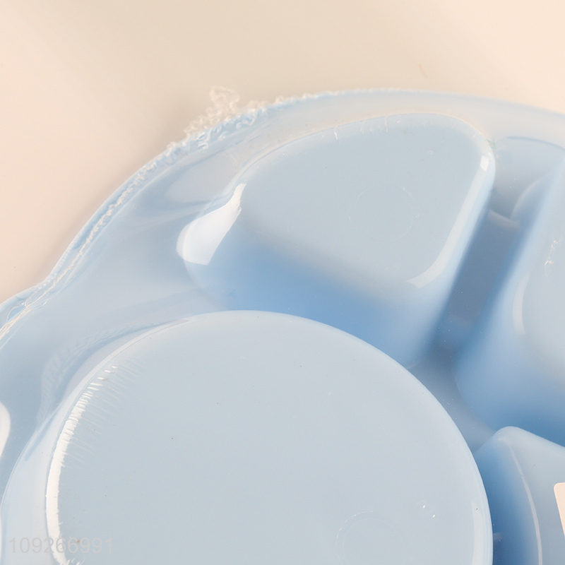 Top selling car shape plastic baby dinner plate set with fork and spoon wholesale