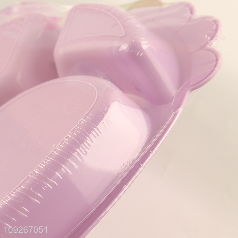 Best selling crab shape plastic baby dinner plate set with fork and spoon wholesale