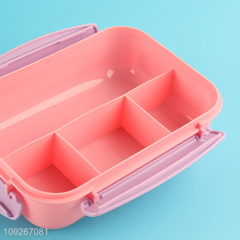 Yiwu market portable plastic school office lunch box set for sale