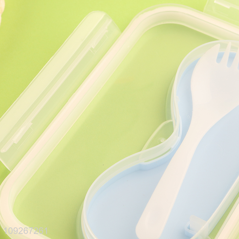 Best sale 2compartment stainless steel lunch box set for school kids