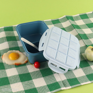 High quality portable school office plastic lunch box set for sale