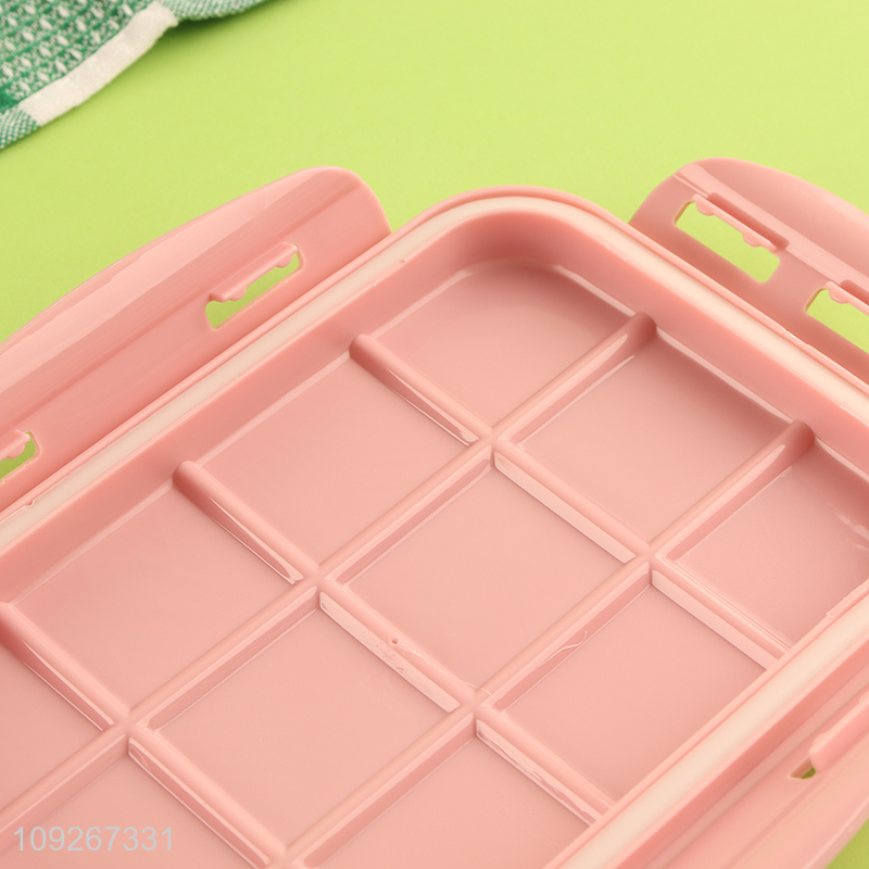 Low price 3compartment plastic portable lunch box set for sale