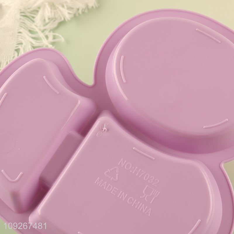 Yiwu market plastic duck shape dinner plate kids water bottle set