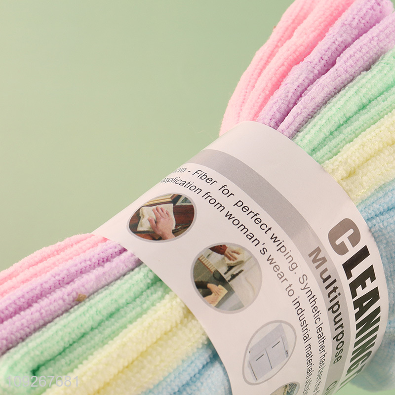 Good selling 5pcs home kitchen cleaning clothes cleaning towel set wholesale