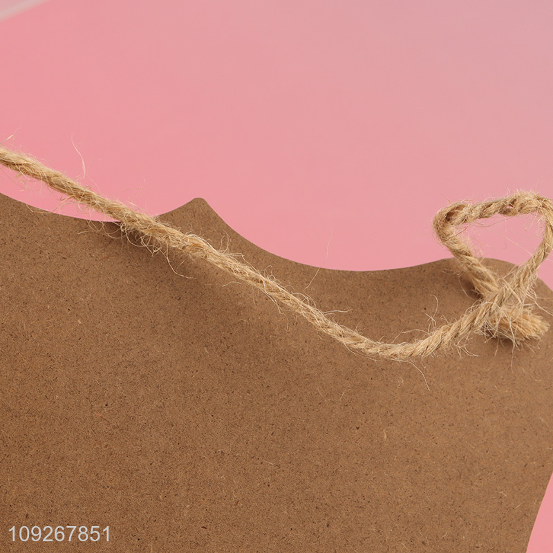 Low price wooden crafts decorative wooden hanging ornament for sale