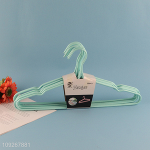 China factory non-slip plastic-coated hanger clothes hanger for sale
