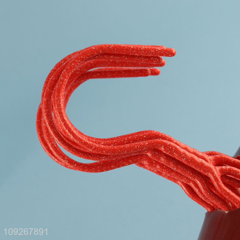 Popular products red 10pcs plastic-coated hanger clothes hanger for household