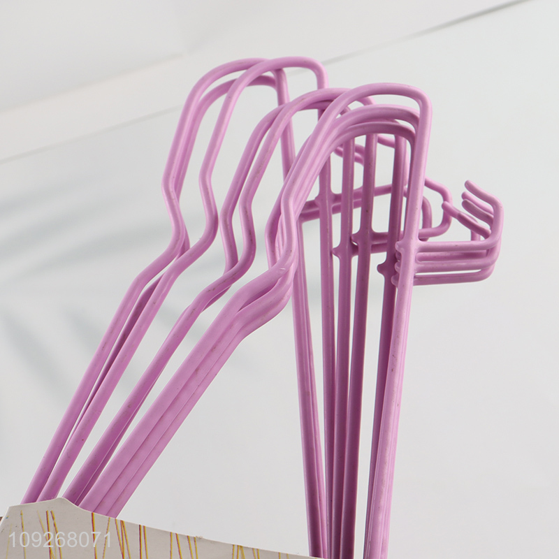 Hot items anti-slip heavy duty plastic-coated hanger clothes hanger