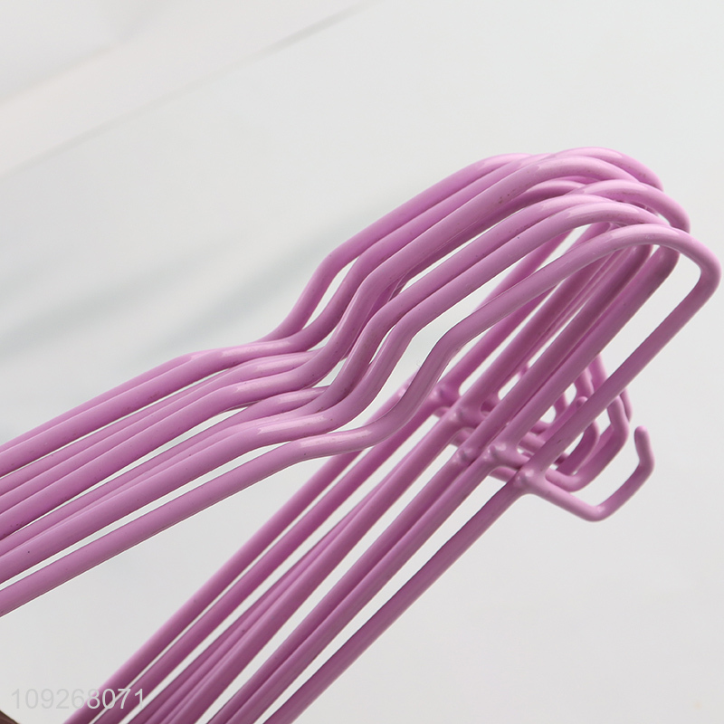 Hot items anti-slip heavy duty plastic-coated hanger clothes hanger