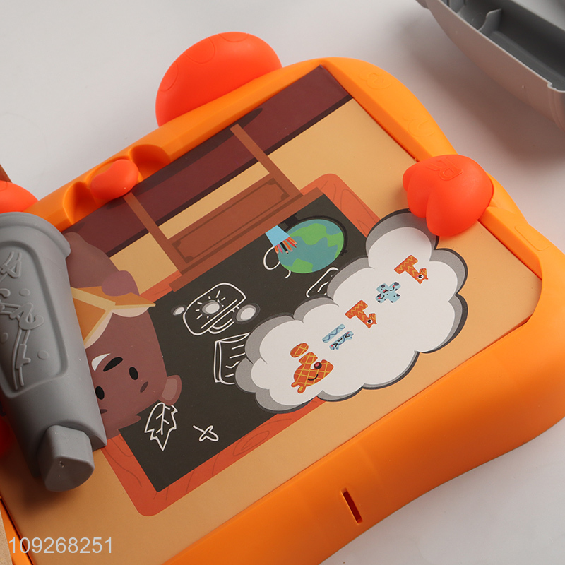 Factory supply children 2in1 English number magnetic puzzle game learning board