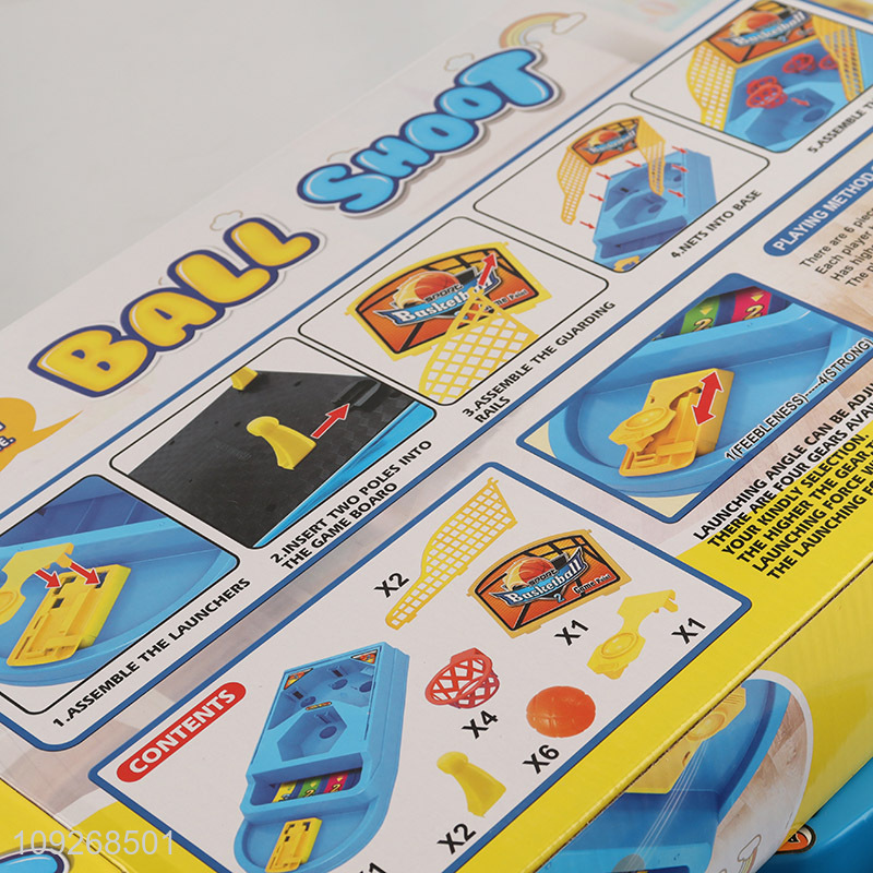 New product Indoor Playing Mini Basketball Shot Game Desktop Sport Game Toy
