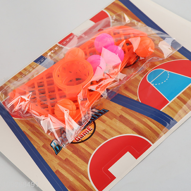 Yiwu market kids indoor basketball game battle shooting machine