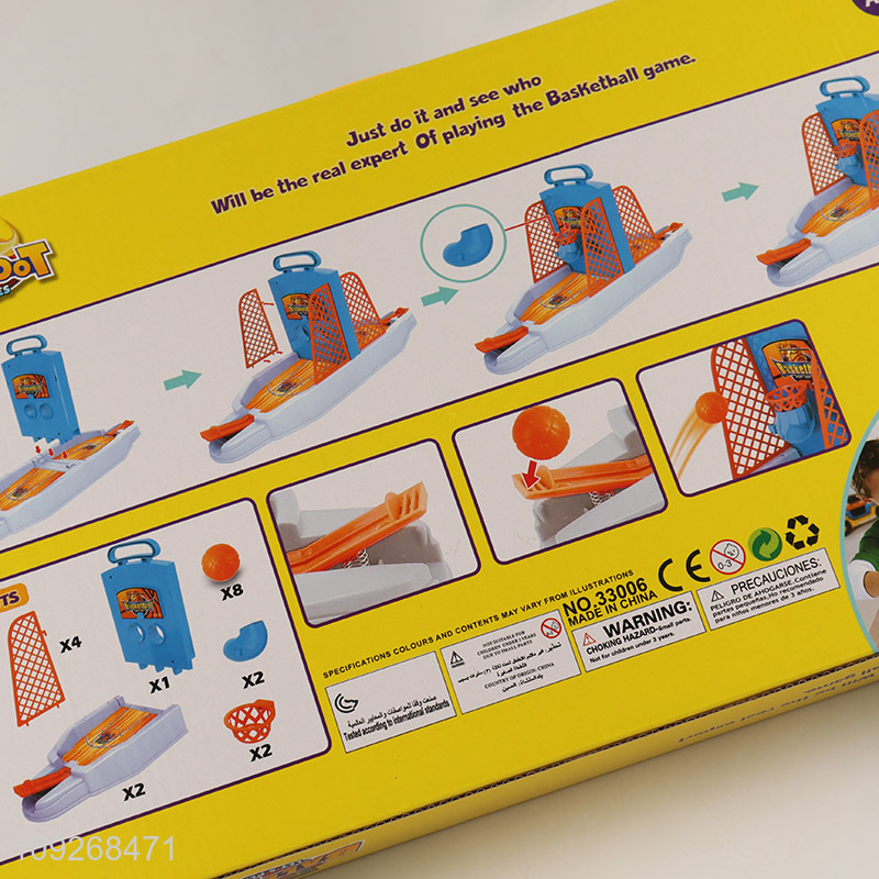 China products two player battle mini basketball shooting game for sale