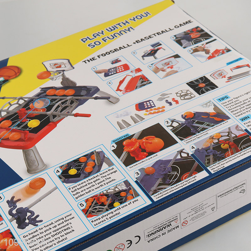 China products children desktop board games basketball games for sale