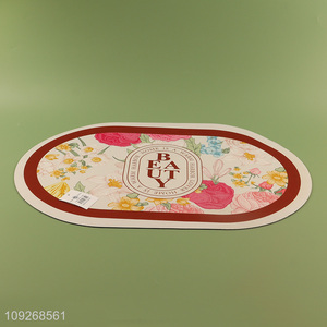 Hot selling flower pattern household anti-slip floor mat door mat wholesale
