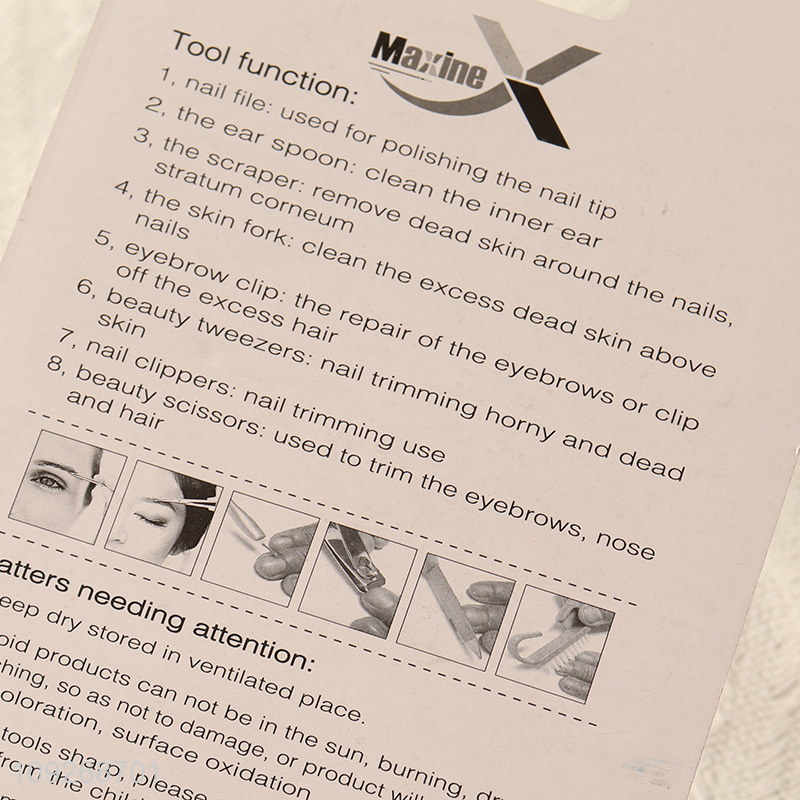 Factory supply personal care nail care manicure kit for sale