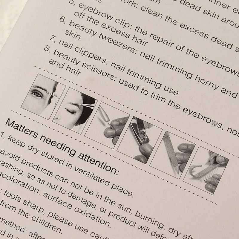 Top quality professional nail care beauty manicure kit for sale