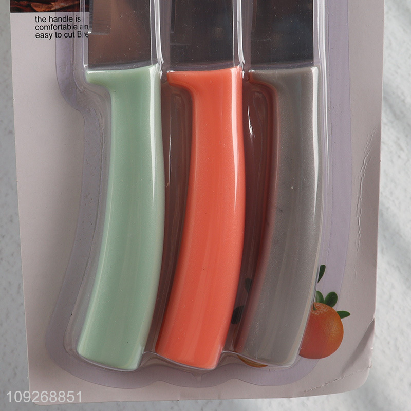 Online Wholesale 3 Pieces Stainless Steel Multi-Purpose Kitchen Chef Knives Set