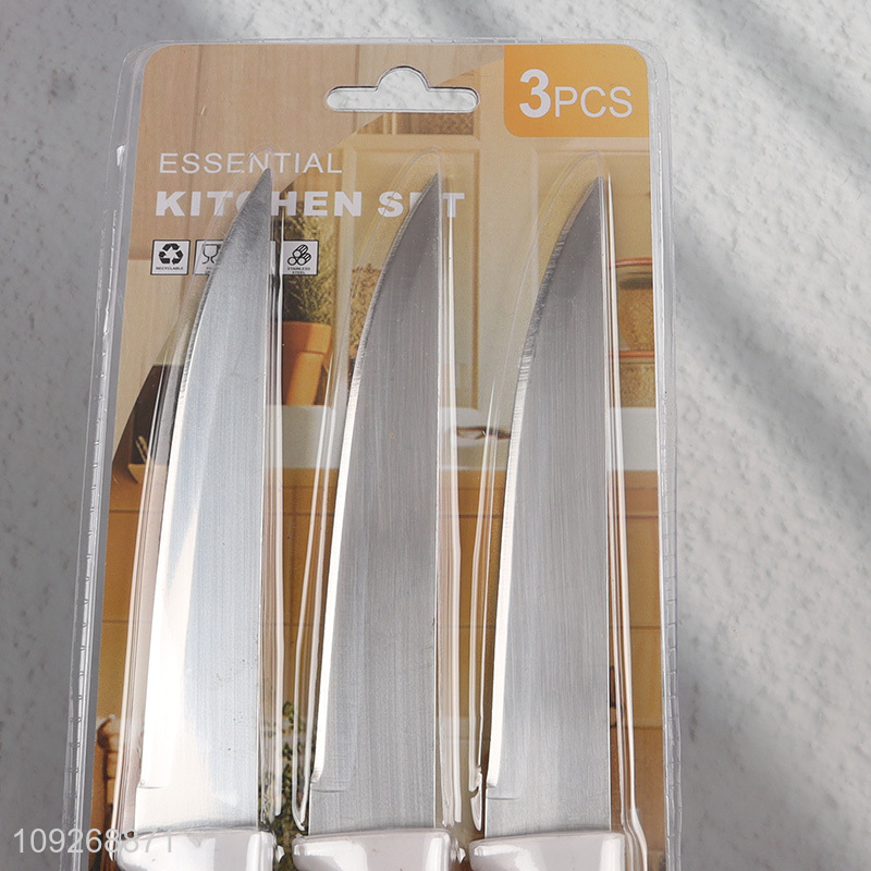 Good Quality 3 Pieces Stainless Steel Kitchen Knives Multi-Purpose Chef Knives Set