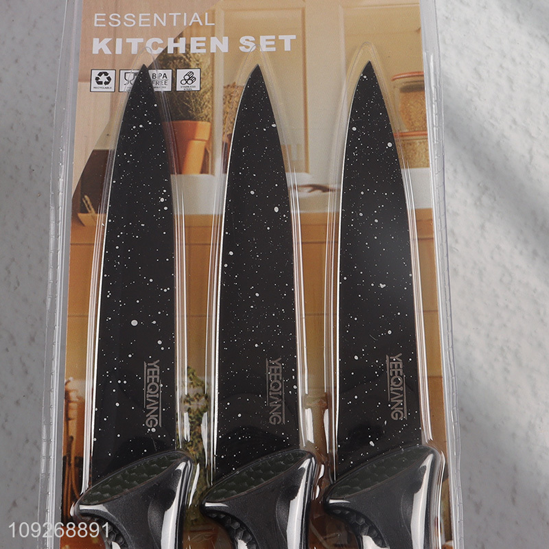 High Quality 3 Pieces Stainless Steel Kitchen Knives Multi-Purpose Knives Set