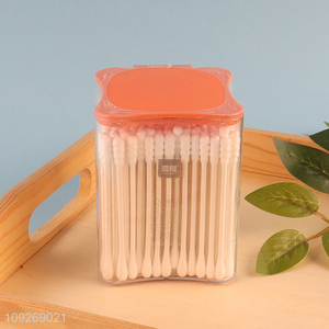 Good selling household 180pcs paper stick cotton swab cotton bud wholesale