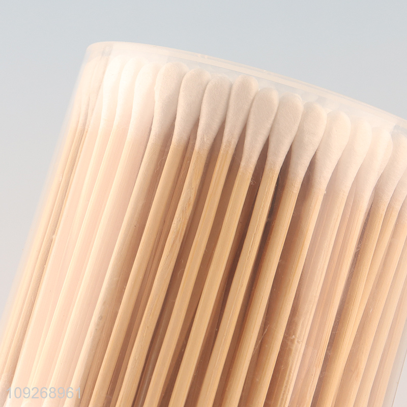 Top selling disposable 200pcs bamboo stick cotton swab for personal care