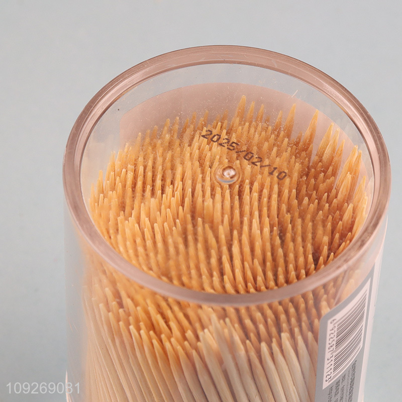 China products 550pcs home restaurant disposable refined bamboo toothpick