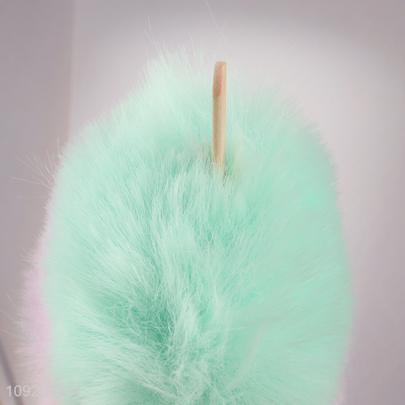 Factory supply plush portable cute keychain key ring for gifts