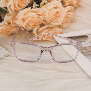 Good selling rectangle frame decorative non-prescription glasses wholesale