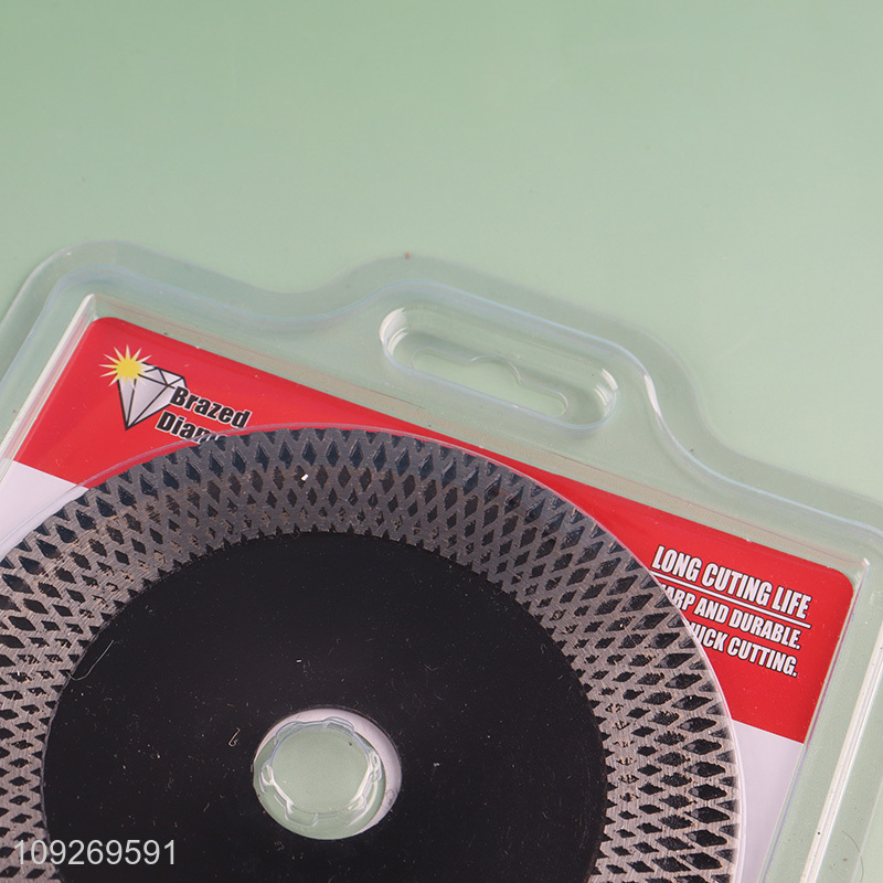 Top selling 5inch professional brazed diamond cutting disc saw blade
