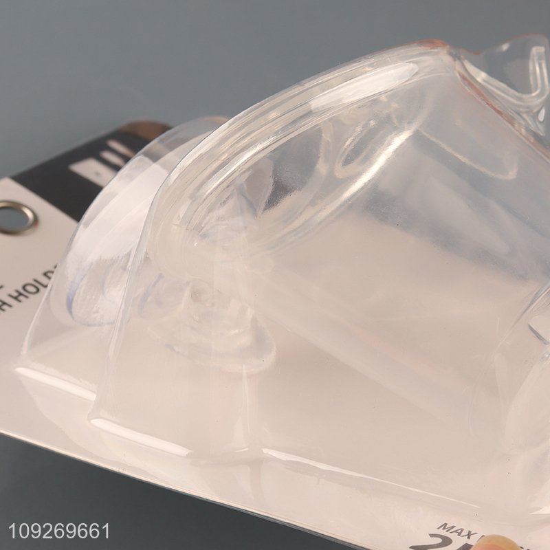 China factory household bathroom wall-mounted self-adhesive toothbrush holder