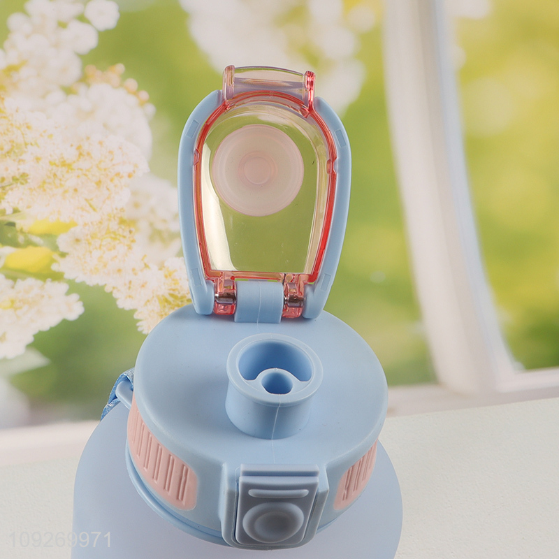 Factory Supply 1500 2000ML Plastic Water Bottle Custom Logo Portable Water Bottle