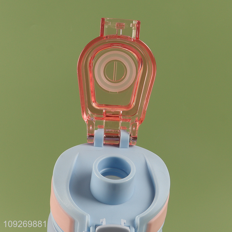 Wholesale 550 750 1000ML Plastic Water Bottle Custom Logo Portable Water Bottle