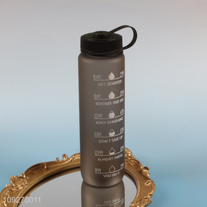 China Imports 900ML Portable Plastic Water Bottle Leakproof Easy Clean Water Bottle